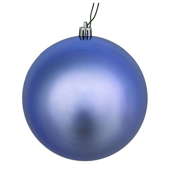 3" Periwinkle Shiny Ornament (set of 12)