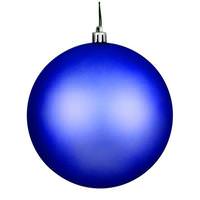 Vickerman 4" Periwinkle Matte Ball Ornament (6 pack)