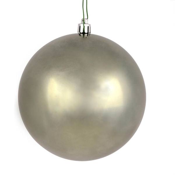 4.75" Wrought Iron Shiny Ball Ornament (set of 4)