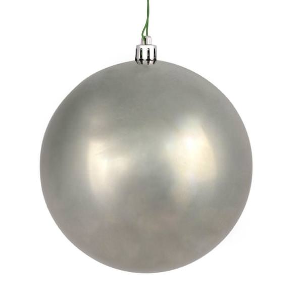 3" Limestone Shiny Ball Ornament (12 pack)