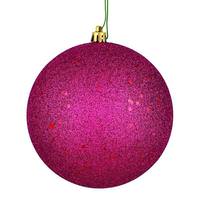 Vickerman 6" Berry Red Sequin Ball Ornament (set of 4)