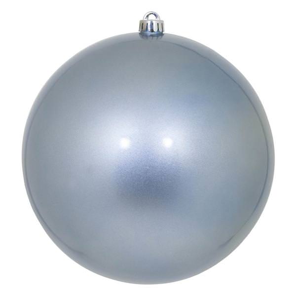 4.75" Periwinkle Candy Ball Ornament (4 pack)