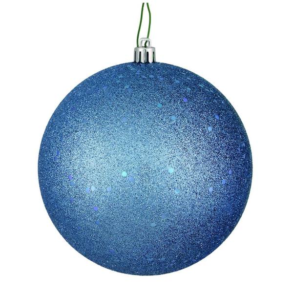 10" Periwinkle Sequin Ball Ornament