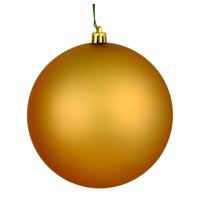 Vickerman 10" Copper Gold Matte Ball Ornament