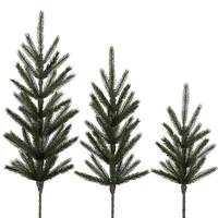 Vickerman 24" / 30" / 36" Artificial Green Spruce Tops (set of 3)