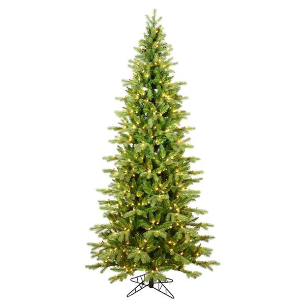 7.5' x 44" Artificial Balsam Spruce 450 Multi-Color LED Lights