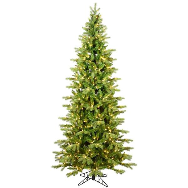 10' x 56" Artificial Balsam Spruce 900 Multi-Color LED Lights
