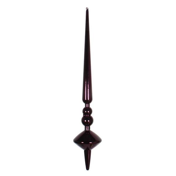 12" Lilac Shiny Cupola Finial Ornament (3 pack)