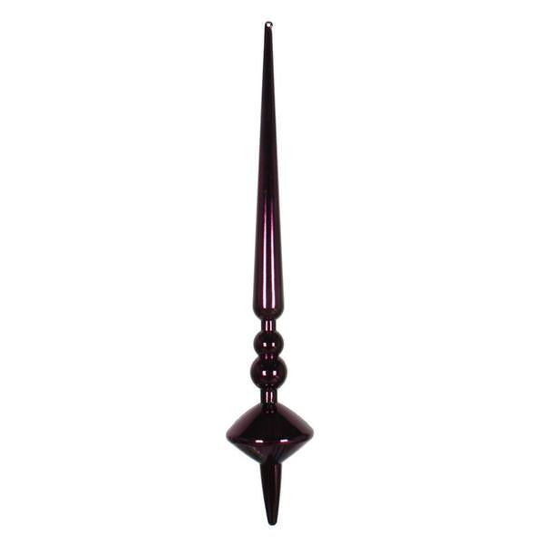 18" Lilac Shiny Cupola Finial Ornament (2 pack)