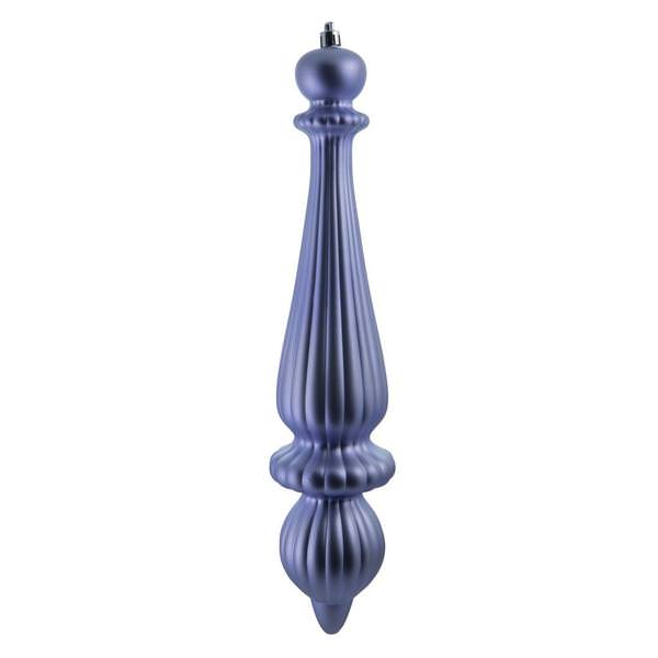 14" Lilac Matte Finial Drop Ornament