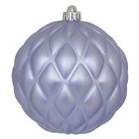 Vickerman 6" Lilac Matte Round Pine Cone Ornament (4 pack)