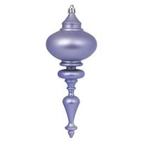 Vickerman 8.7" Lilac Matte Finial Ornament (3 pack)