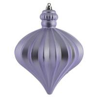 Vickerman 6" Lilac Matte Onion Drop Ornament (4 pack)