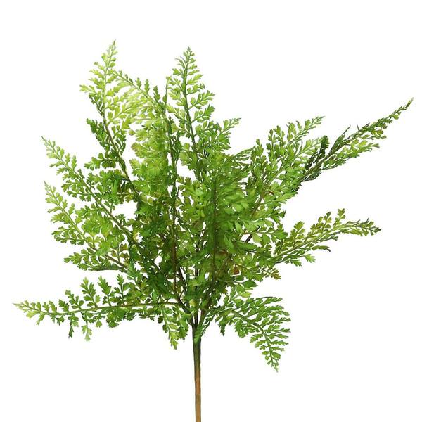 18" Artificial Green Fern Spray (3 pack)