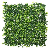 Vickerman 10" x 10" Artificial Square Green Boxwood Mat (4 pack)