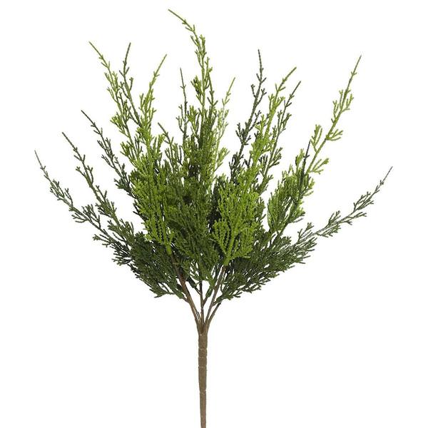 19" Artificial Monterey Cypress Bush (2 pack)