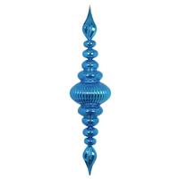 Vickerman 41" Turquoise Shiny Finial Ornament