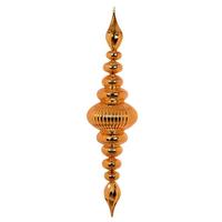 Vickerman 41" Burnished Orange Shiny Finial Ornament