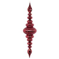 Vickerman 41" Wine Shiny Finial Ornament