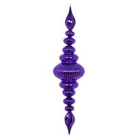 Vickerman 41" Plum Shiny Finial Ornament