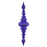 Vickerman 41" Purple Shiny Finial Ornament