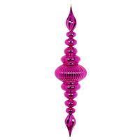 Vickerman 41" Fuchsia Shiny Finial Ornament