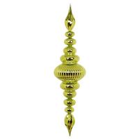 View 41" Lime Shiny Finial Ornament