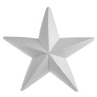 Vickerman 23" White Glitter Star Ornament