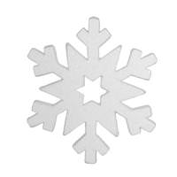 Vickerman 12" White Outdoor Glitter Snowflake Ornament