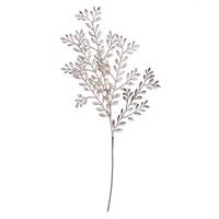 Vickerman 25" Rose Gold Ruscus Glitter Jewel Spray (12 pack)