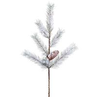 Vickerman 21" Artificial Flocked Ashville Pine Spray (3 pack)