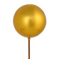 Vickerman 18" Honey Gold Ball Shiny Ornament Pick