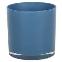 Vickerman 6" Hydro Painted Rounded Glass Vase