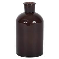 Vickerman 8" Black Painted Glass Bottle (2 pack)