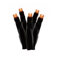 Vickerman 144 Light 24' Black Wire Orange LED Cluster Set