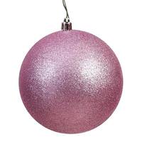 Vickerman 2.4" Mauve Glitter Ball Ornament (24 pack)