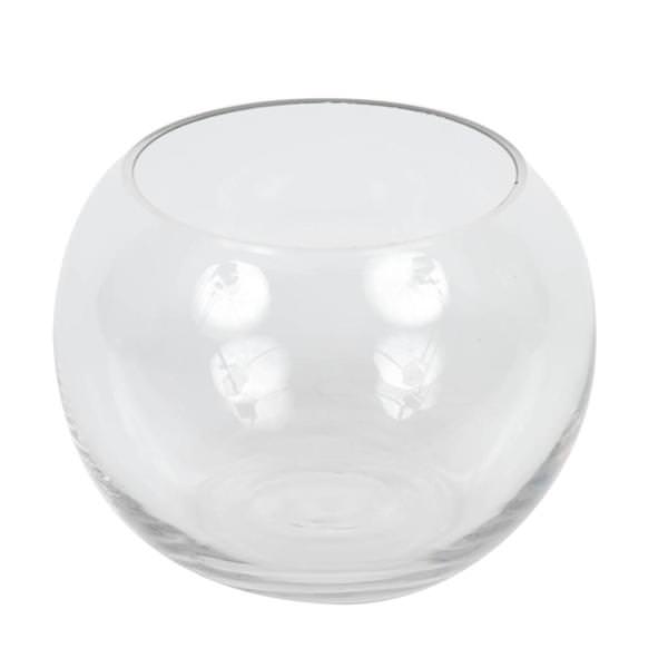 5" Clear Bubble Glass Vase (2 pack)