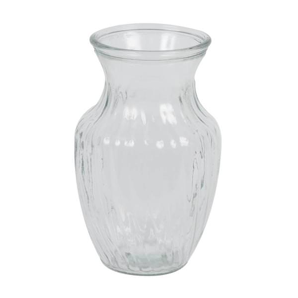 8" Clear Glass Vase (2 pack)