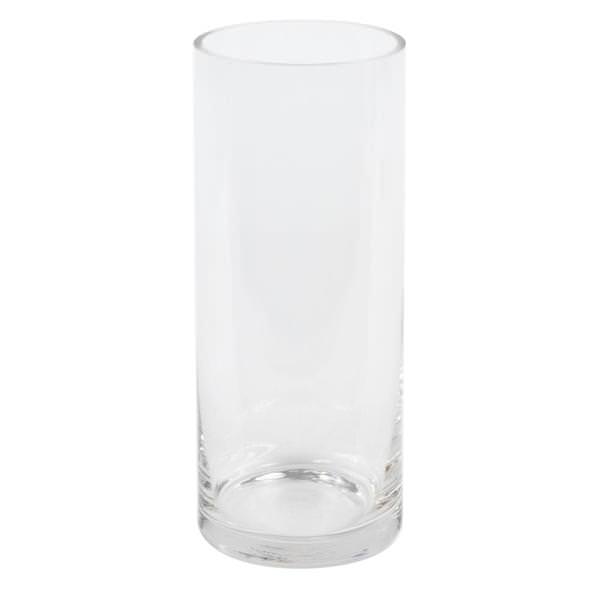 10" Clear Cylinder Glass Vase (2 pack)