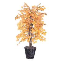 Vickerman 48" Artificial Potted Golden Aspen Bush