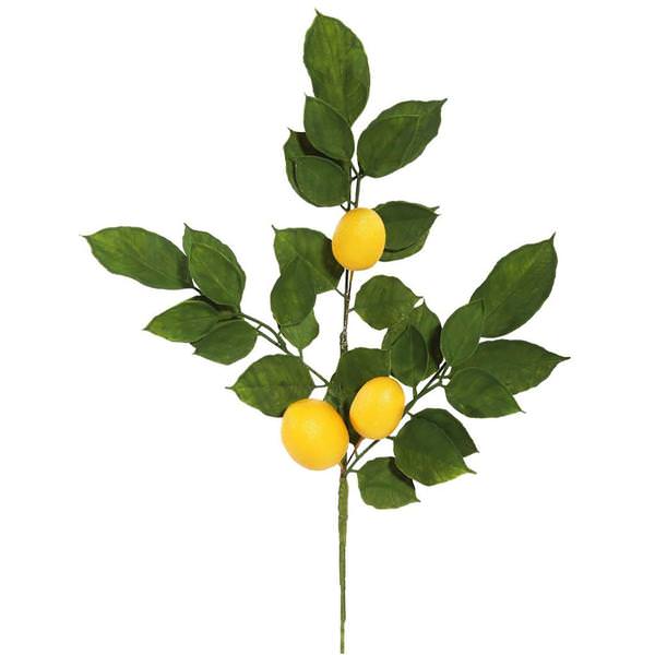 20" Artificial Green Salal Leaf Lemon Spray (4 pack)