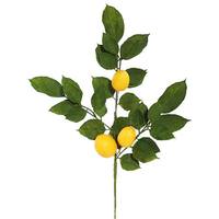 View 20" Artificial Green Salal Leaf Lemon Spray (4 pack)