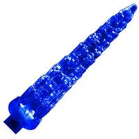 View 5" 0.96 watt C7 Blue Candelabra Screw LED Icicle Replacement Bulb