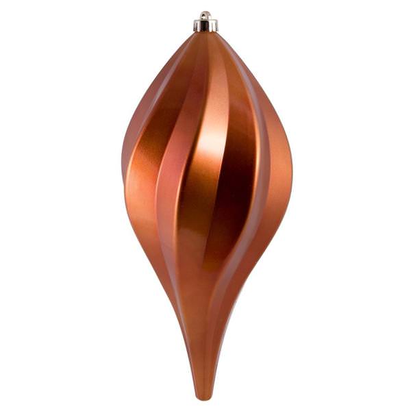 8" Copper Candy Swirl Drop Drill UV (3 Pack)