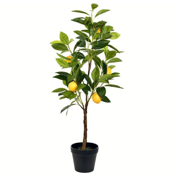 28" Potted Lemon Artificial Tree