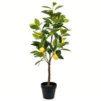 Vickerman 28" Potted Lemon Artificial Tree