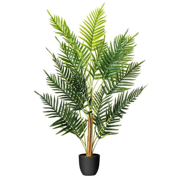 35" Potted Artificial Fern Palm Tree