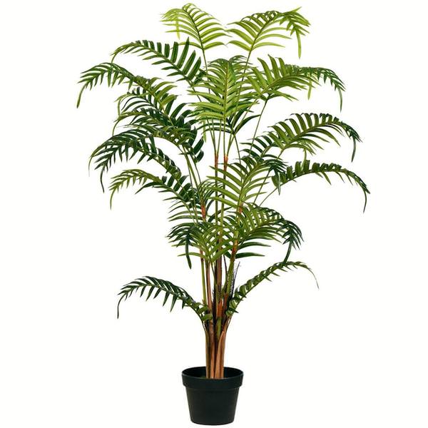 47" Potted Artificial Fern Palm Tree