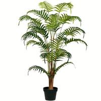 Vickerman 47" Potted Artificial Fern Palm Tree