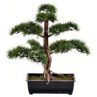 Vickerman 19" Potted Guest Greeting Artificial Bonsai Pine Tree